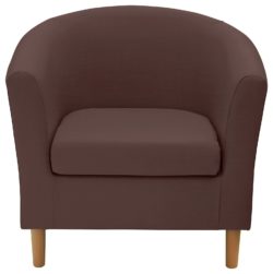 ColourMatch - Fabric Tub Chair - Chocolate